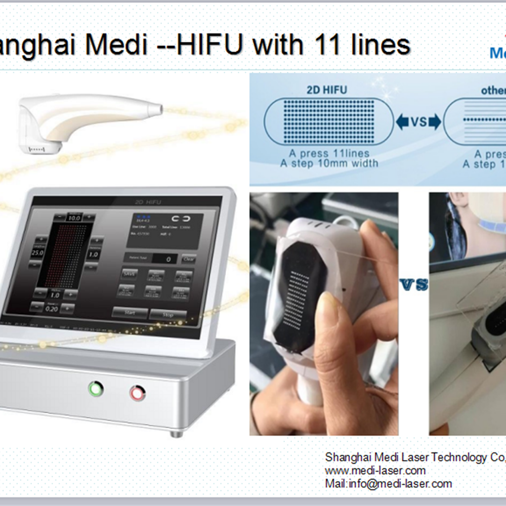 11 Line 3D Hifu skin lifting&tightening Machine